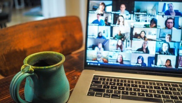 Remote team video call